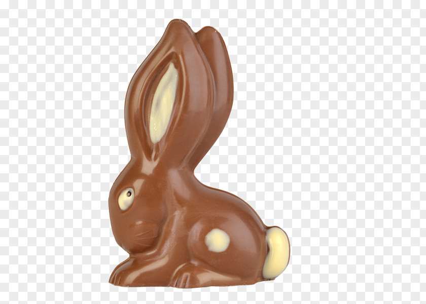 Chocolate Hare Easter Bunny Figurine PNG