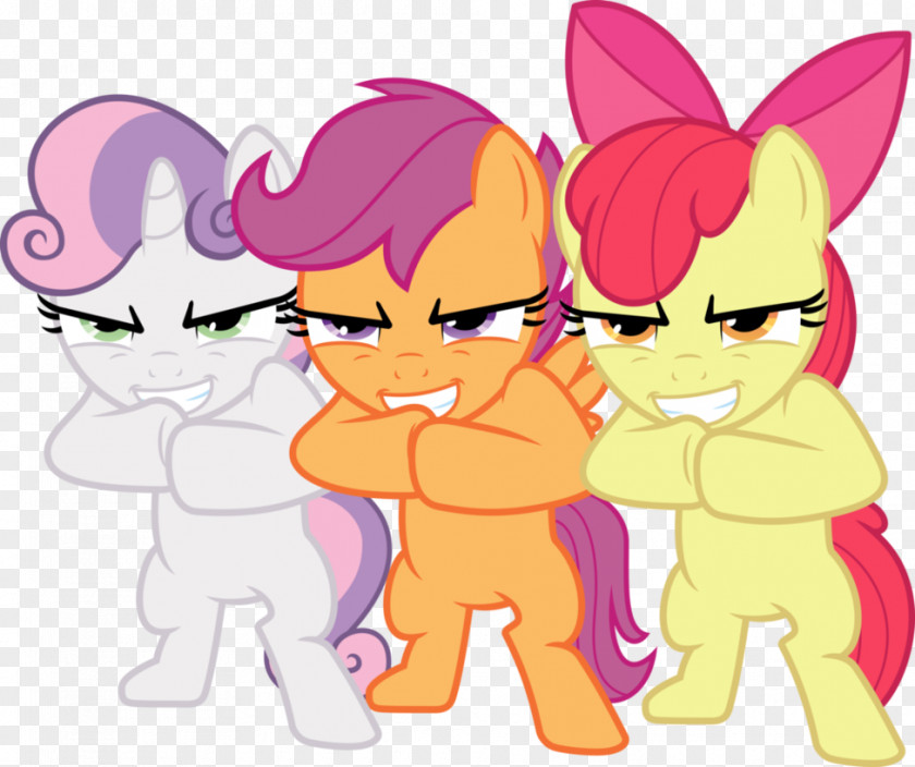 Cutie Mark Crusaders Pony Applejack Scootaloo PNG