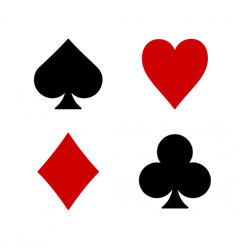 Heart Playing Cards Card Suit Set Euchre Clip Art PNG