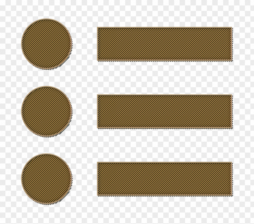 Label Metal List Icon PNG