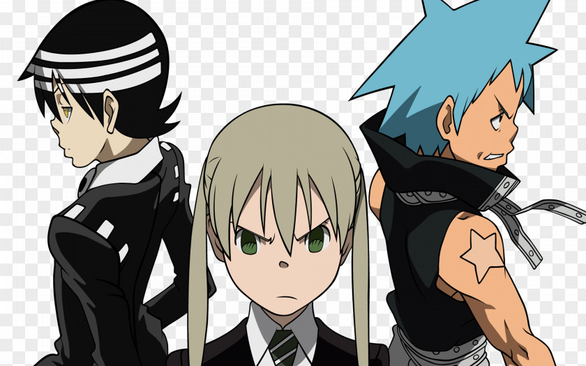 Soul Eater Maka Albarn Evans Death The Kid Black Star PNG