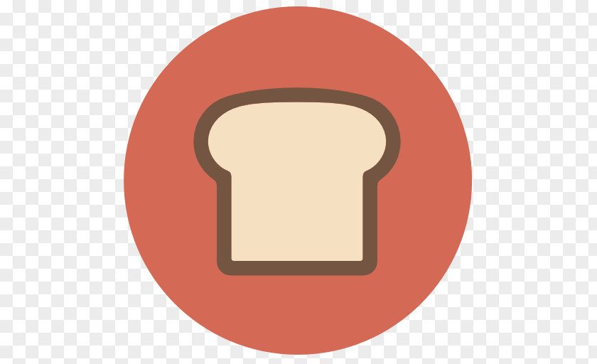 Bread Icon White Fast Food Baking PNG