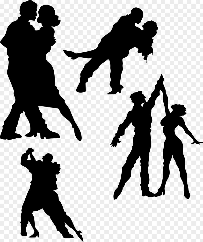 Dancing Modern Dance Silhouette Photography PNG