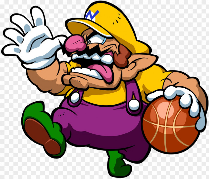 Mario Hoops 3-on-3 Bowser Luigi Princess Peach PNG