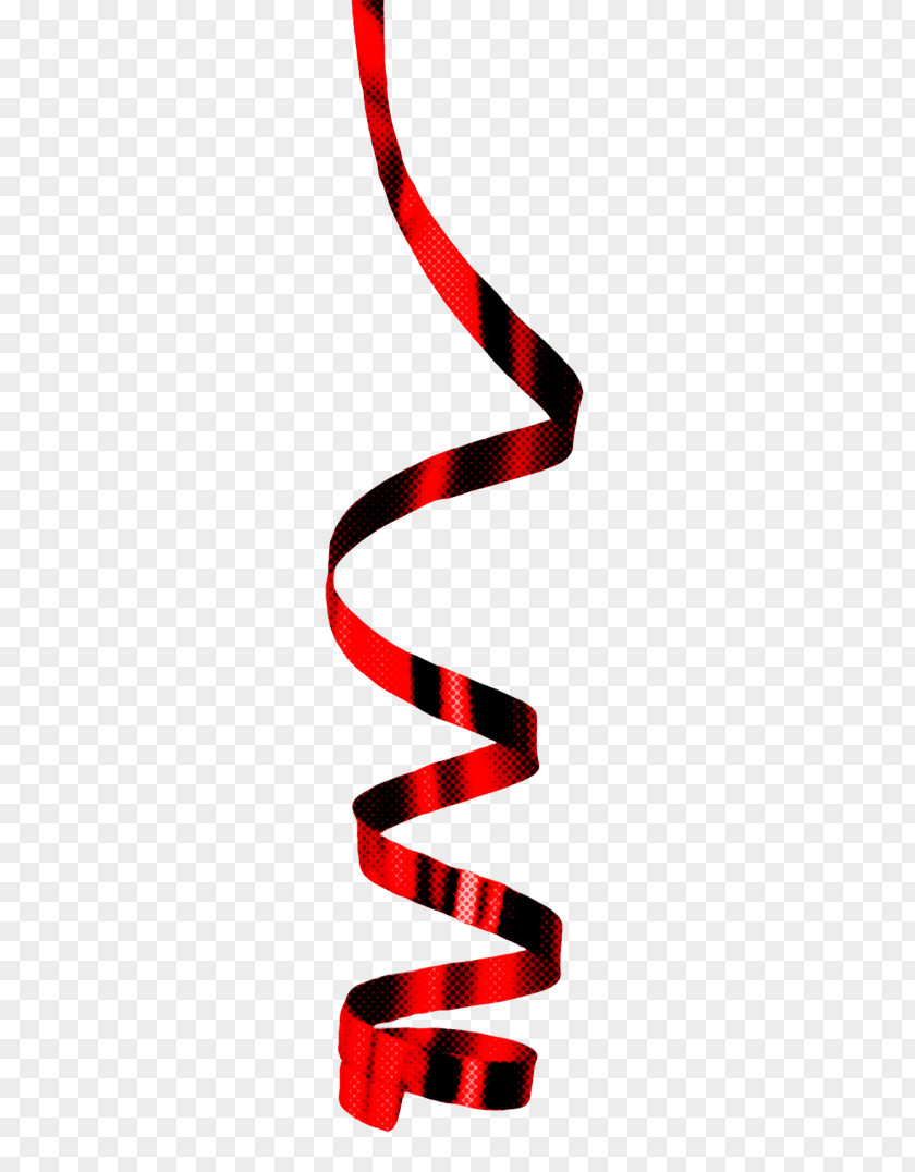 Red Line Ribbon PNG