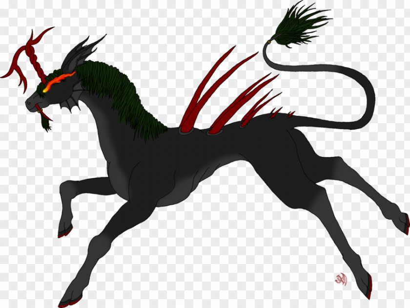 Unicorn Horn Demon Horse Drawing Devil PNG