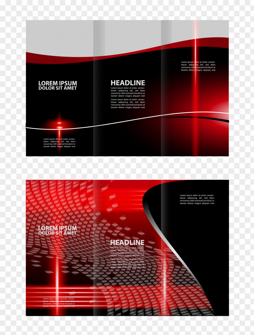 Vector Brochure Design PNG