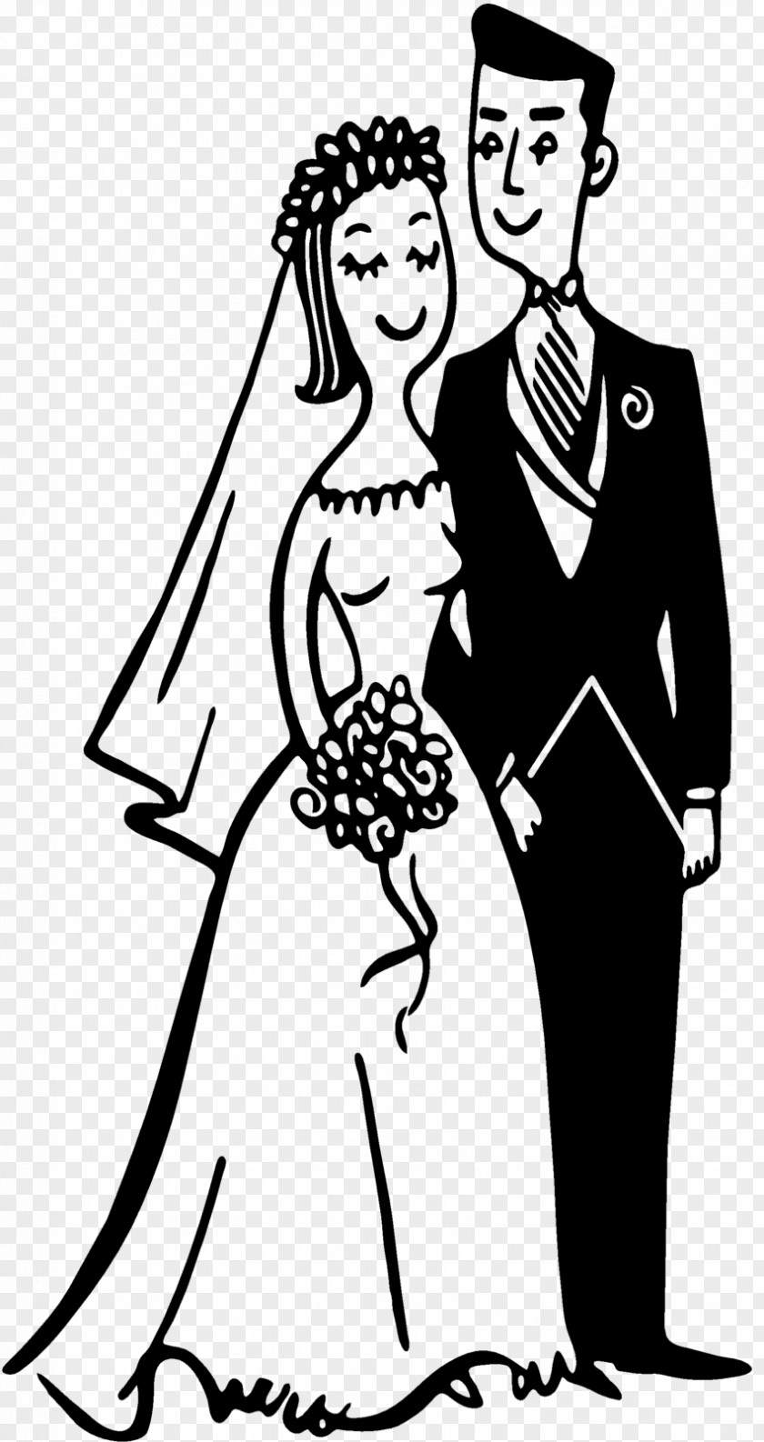 Groom And Bride Bridegroom Marriage Wedding PNG