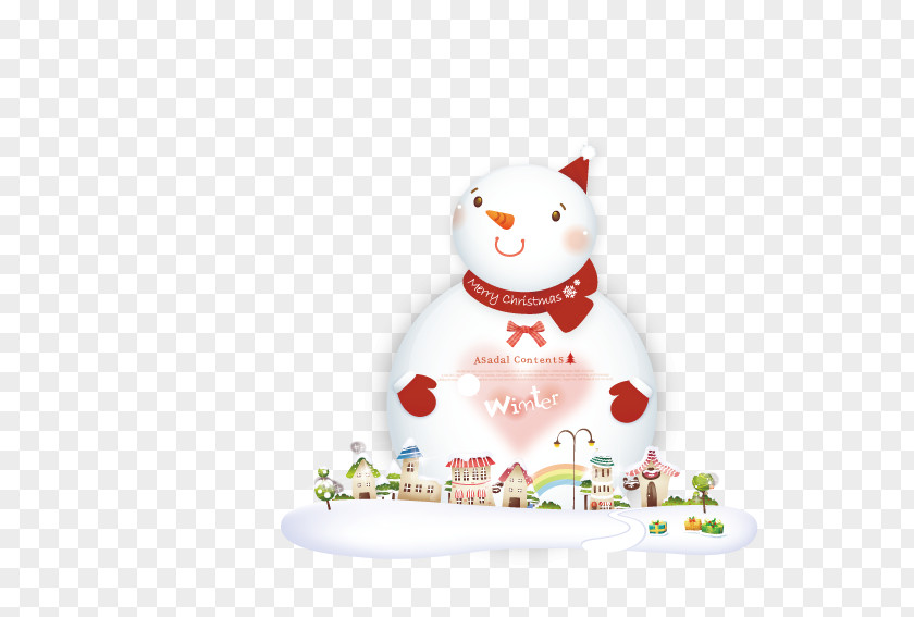 Huge Snowman Clip Art PNG