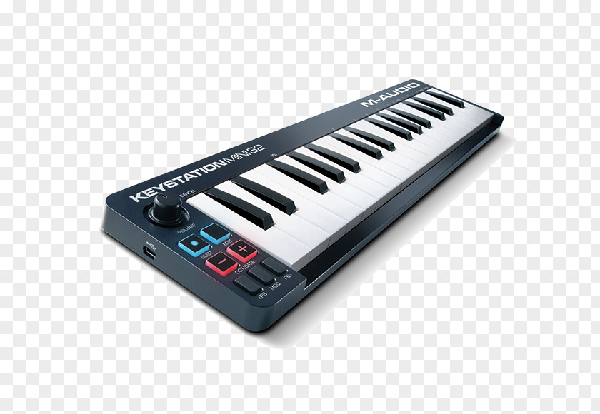 Musical Instruments MIDI Controllers Keyboard M-Audio Keystation Mini 32 49 II PNG