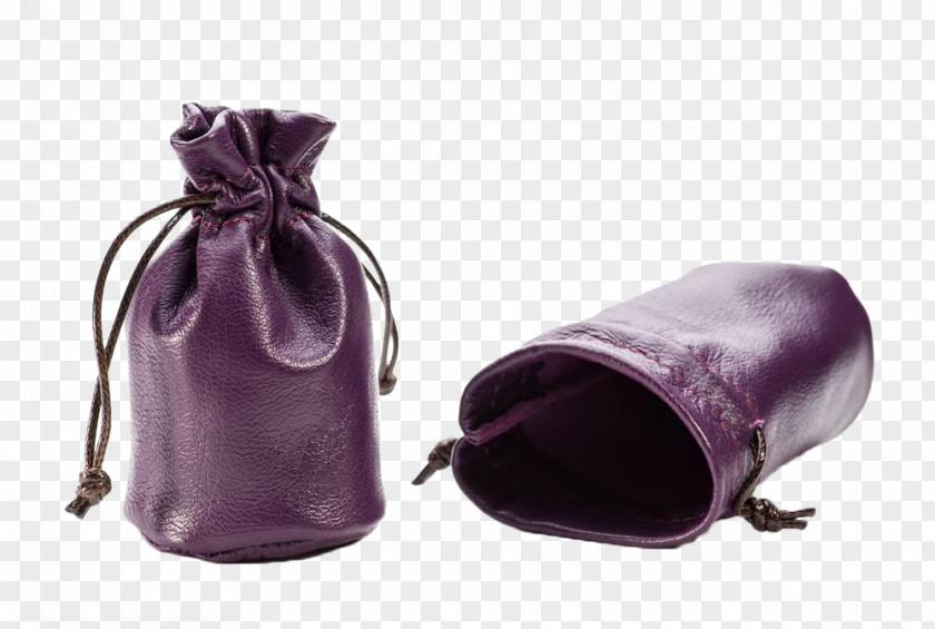 Purple Bucket Bunched Pockets Handbag Stock Photography Leather Pocket PNG