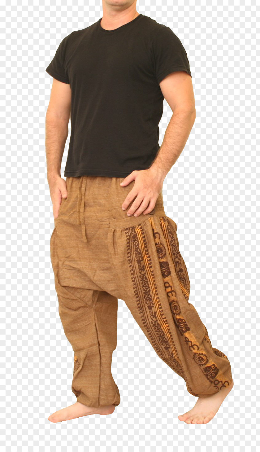 T-shirt Wide-leg Jeans Harem Pants PNG