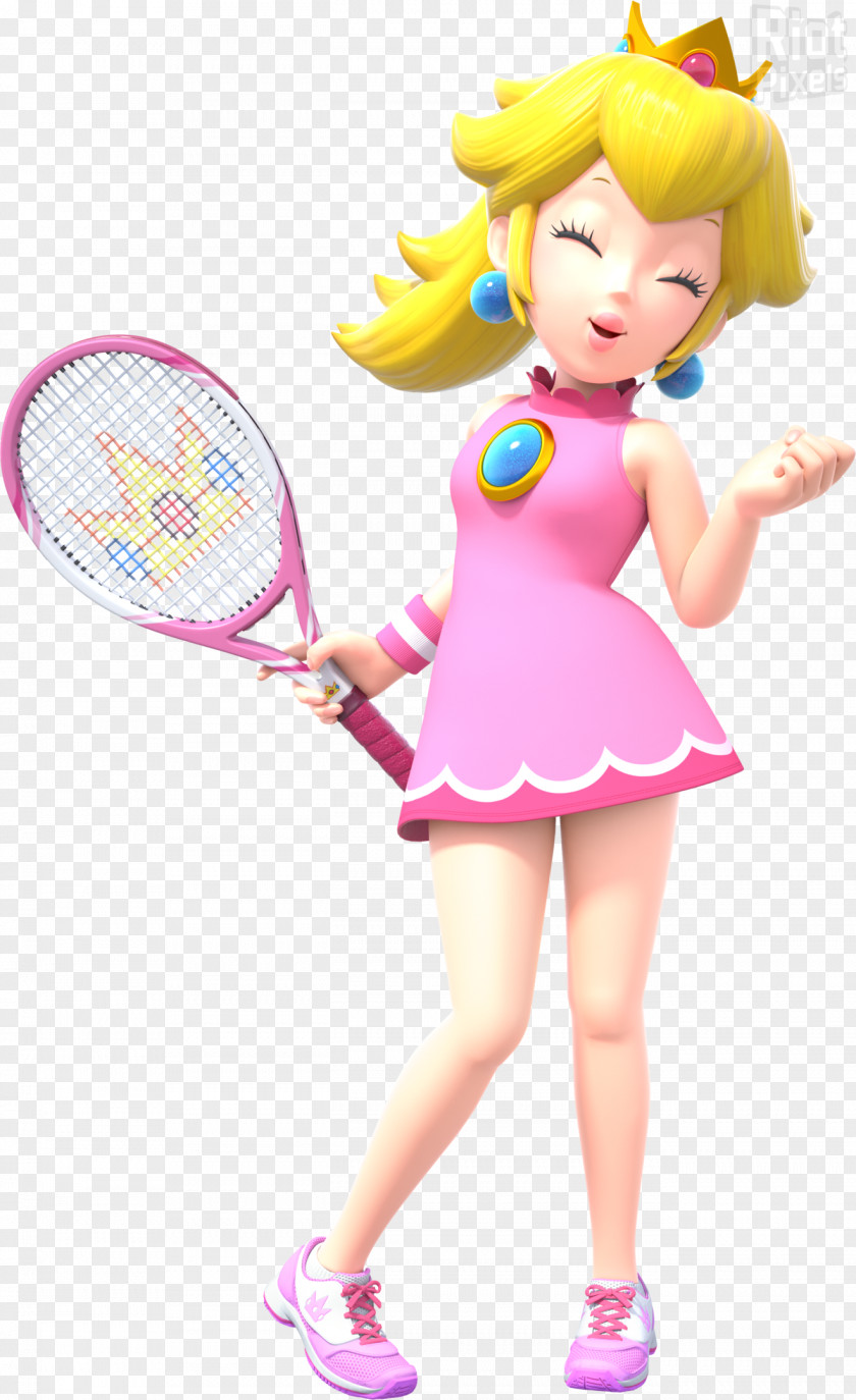 Tennis Mario Aces Princess Peach Daisy Rosalina PNG