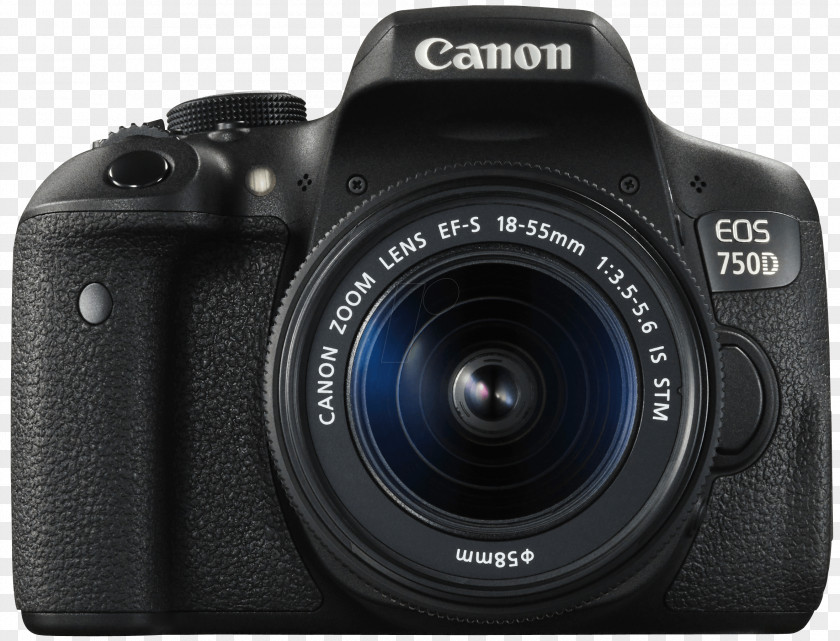 Camera Canon EOS 700D 750D 100D EF Lens Mount EF-S 18–55mm PNG