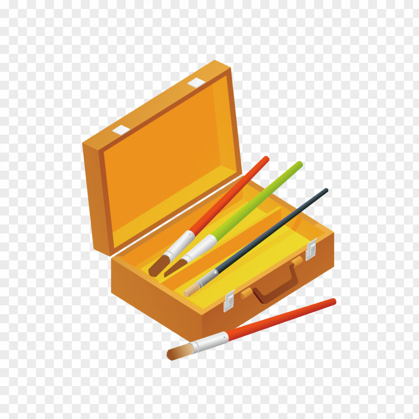 Cartridge Pen Paintbrush Tool Boxes Painting PNG
