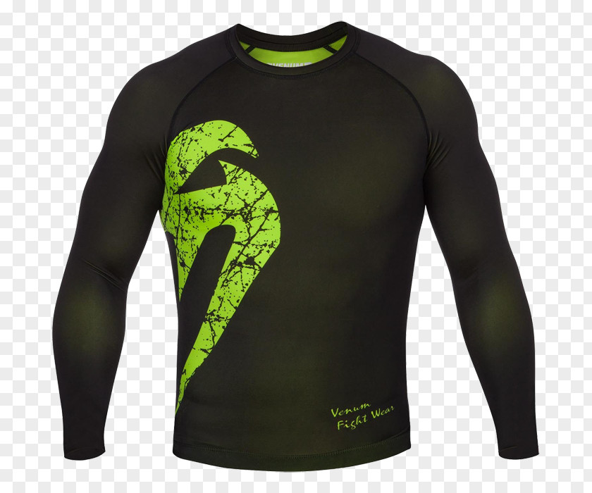 T-shirt Rash Guard Venum Sleeve Brazilian Jiu-jitsu PNG