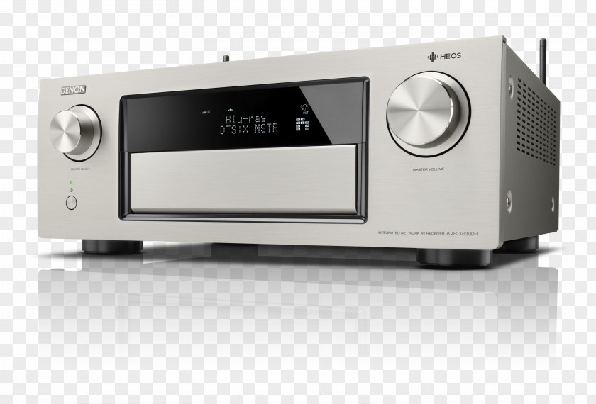 Atmos AV Receiver Denon AVR X6400H Home Theater Systems Dolby PNG