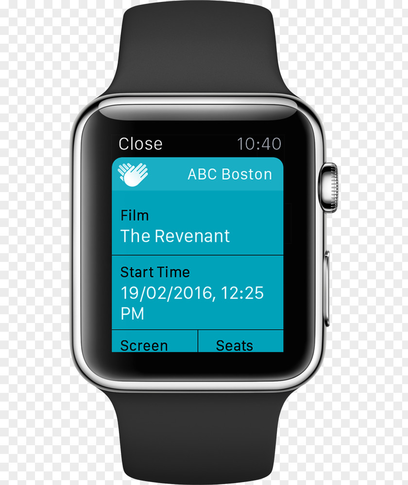 Cinema Seat Apple Watch Series 3 Smartwatch PNG