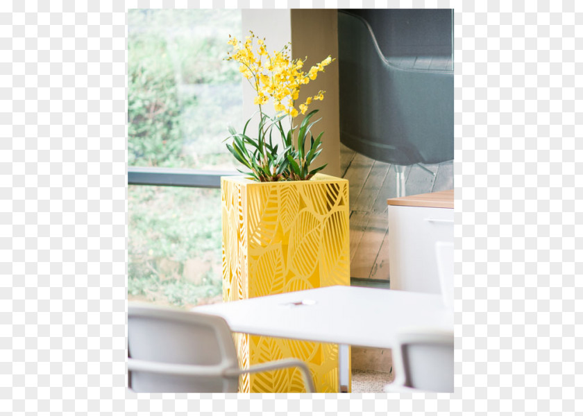 Monstera Flowerpot Furniture Table Office Box PNG
