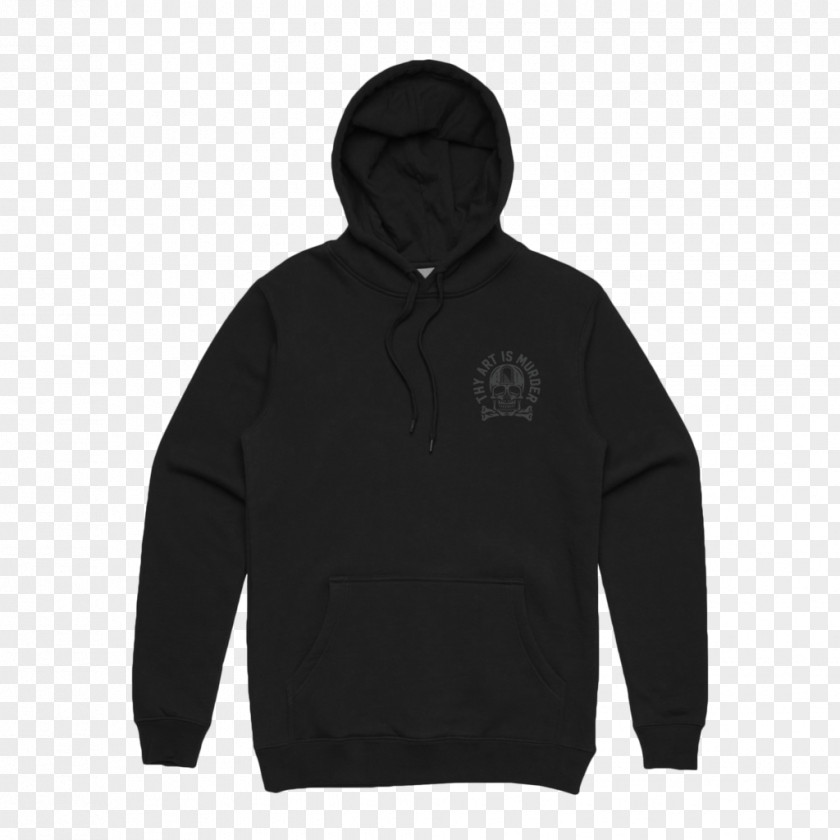 T-shirt Hoodie Sweater Black PNG