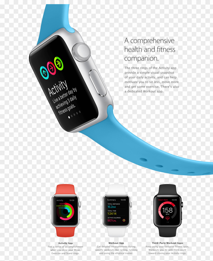 Apple Watch 3 Series 1 Smartwatch PNG