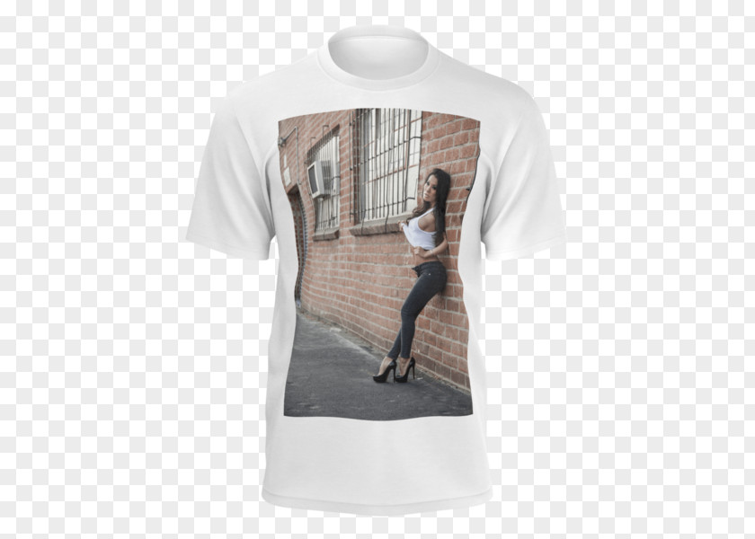 Asa Akira T-shirt Sleeve Neck Outerwear PNG