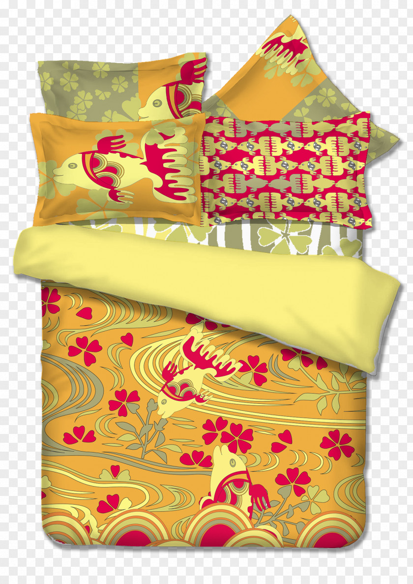 Bedding Design Material Bed Blanket Download PNG