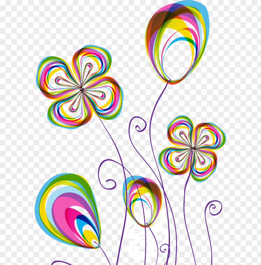 Flower Floral Design Color Pattern PNG