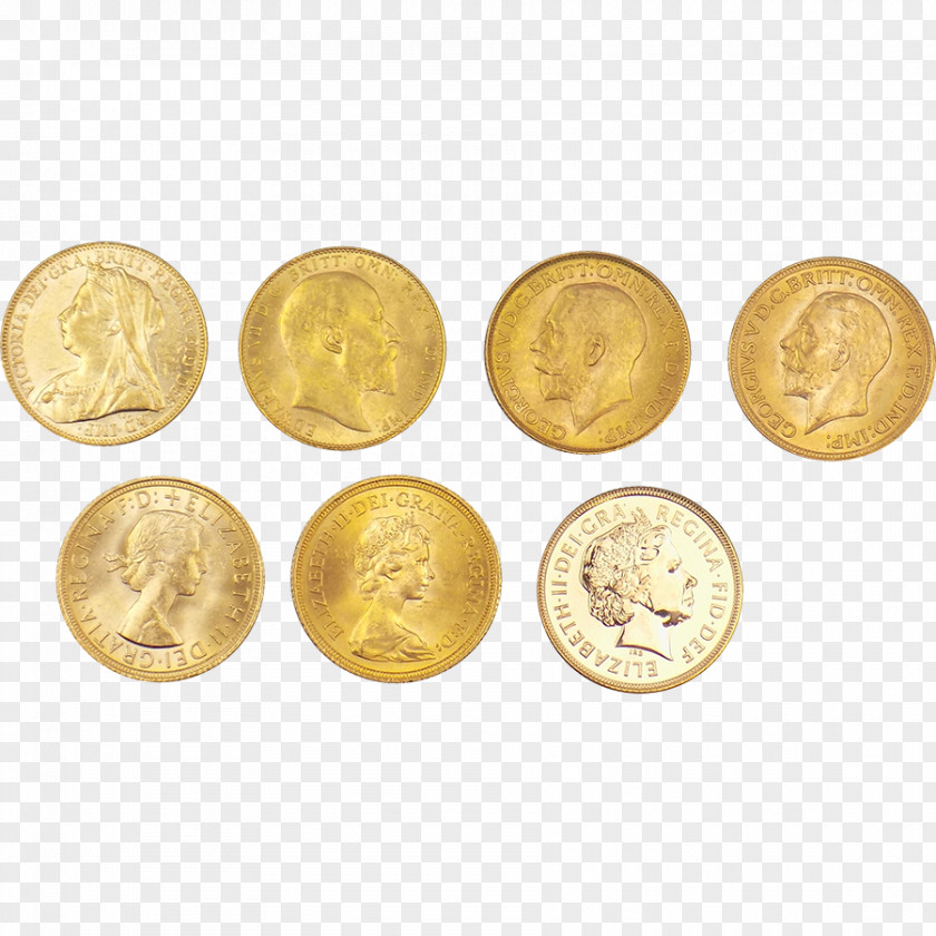 Coin Collecting Gold 01504 PNG