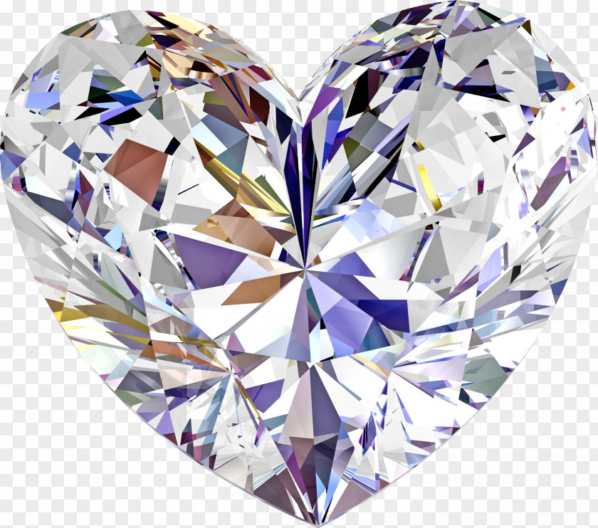 Diamond Glass Crystal Shape Heart Gemstone PNG