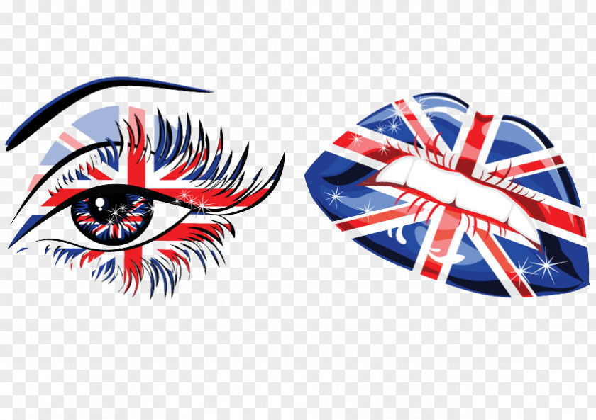 Eyes Banner London Sticker Mouth Adhesive Furniture PNG