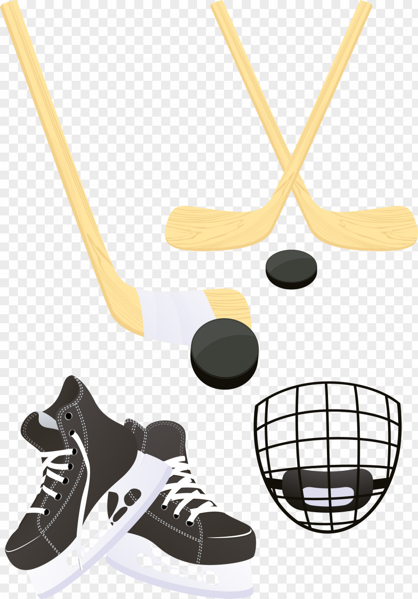 Golf Roller Hockey Illustration PNG
