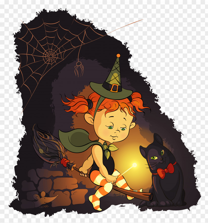 Halloween Little Witch Picture PNG