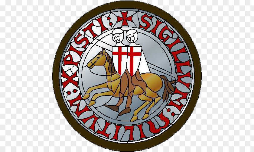 Knight Knights Templar Seal Middle Ages Crusades PNG