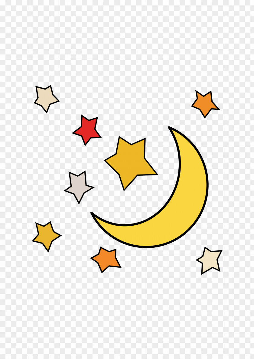 Moon Star Clip Art PNG