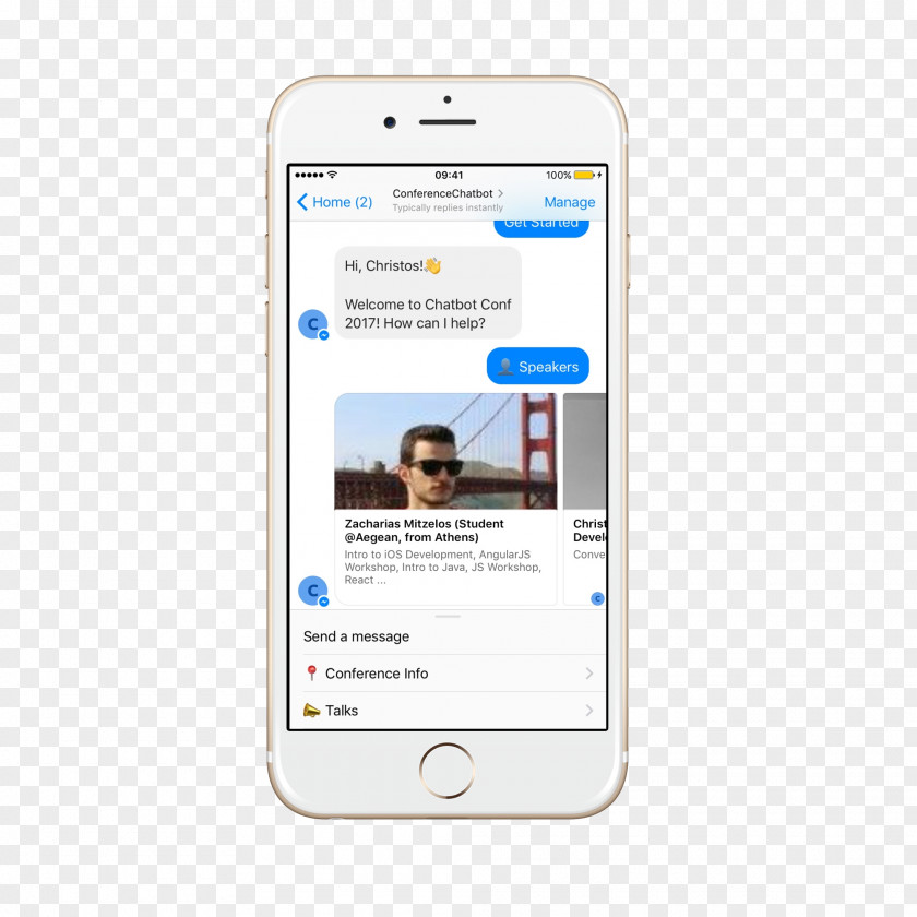 Smartphone Facebook Messenger IPhone Internet Bot Text Messaging PNG