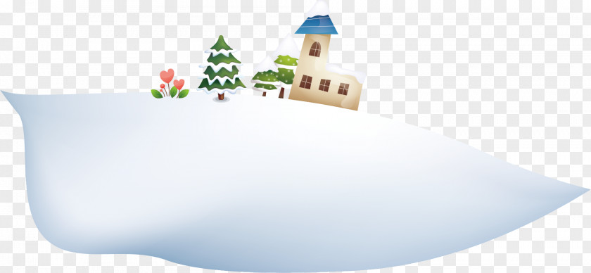 Winter Snow Christmas Ornament PNG