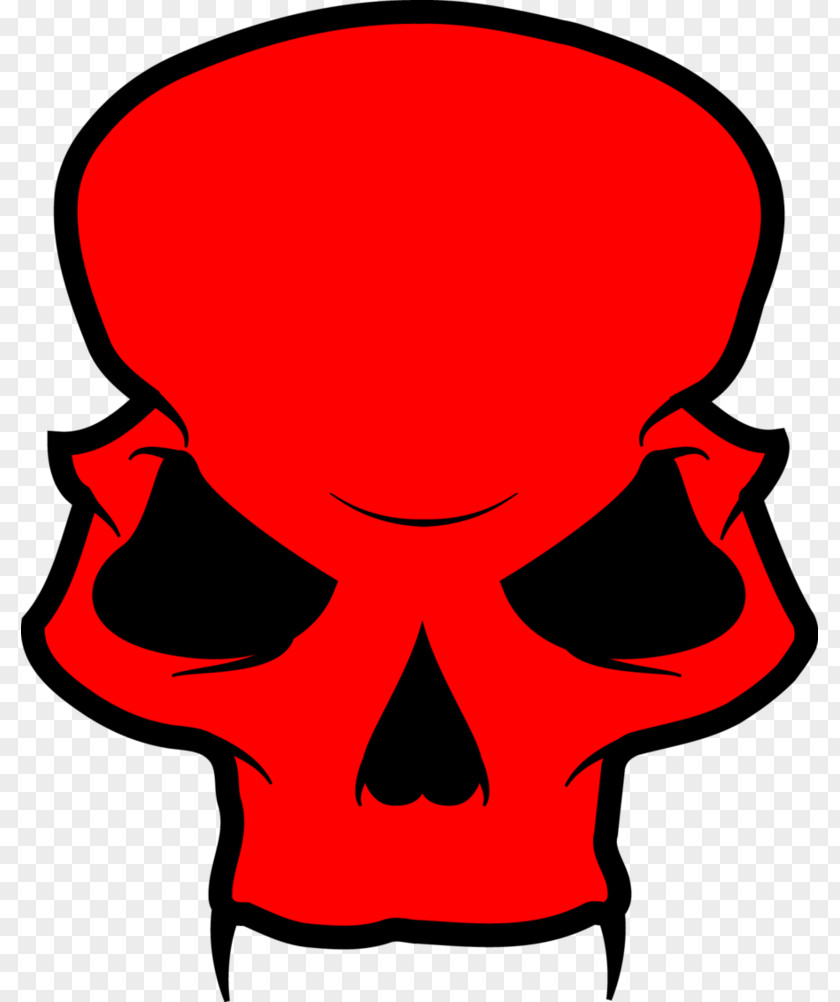 Army Skull Clip Art Character RED.M PNG