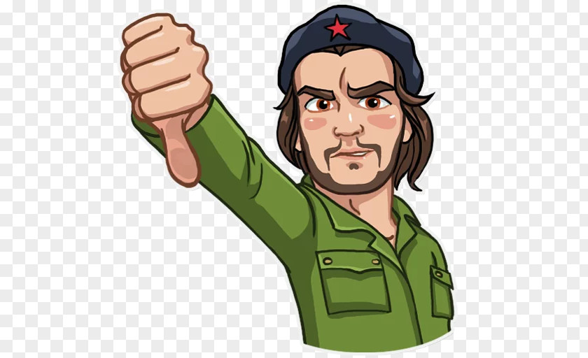 Che Guevara Sticker Telegram Headgear Clip Art PNG