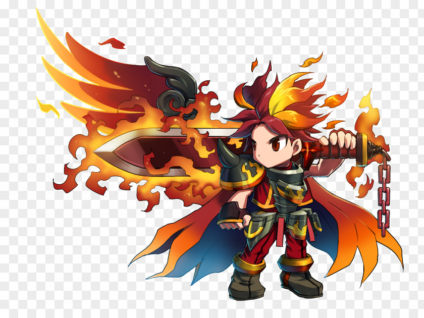 Chota Bheem Brave Frontier Flame Fire-King Pixy King PNG