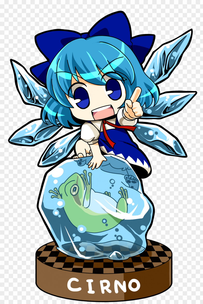 Cirno Vertebrate Clip Art Illustration Flag Figurine PNG