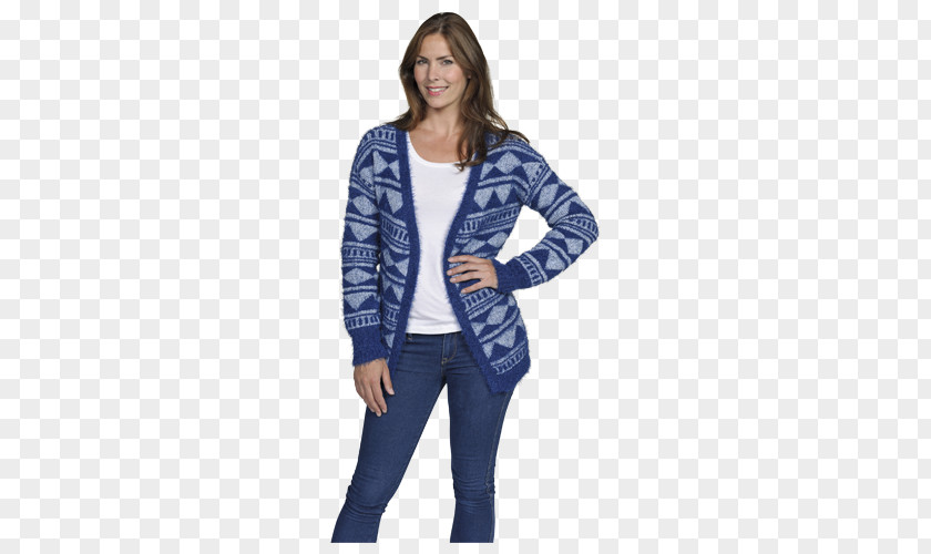Jacket Cardigan Cobalt Blue Sleeve Jeans PNG