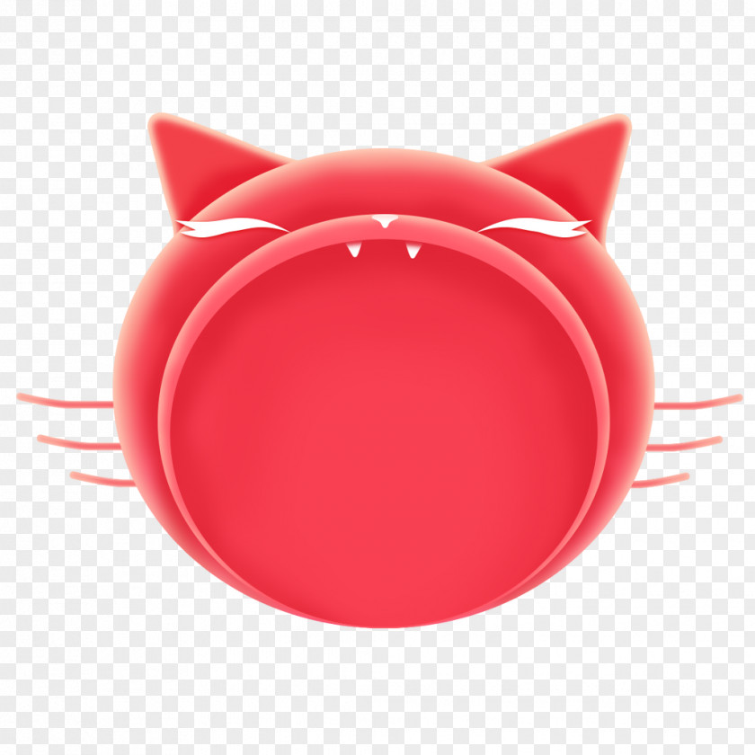 Pink Cat Designer Image Art PNG