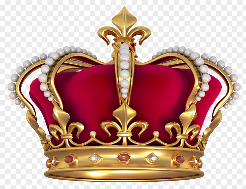Red Gold Crown With Pearls Clipart Picture Of Queen Elizabeth The Mother King Clip Art PNG