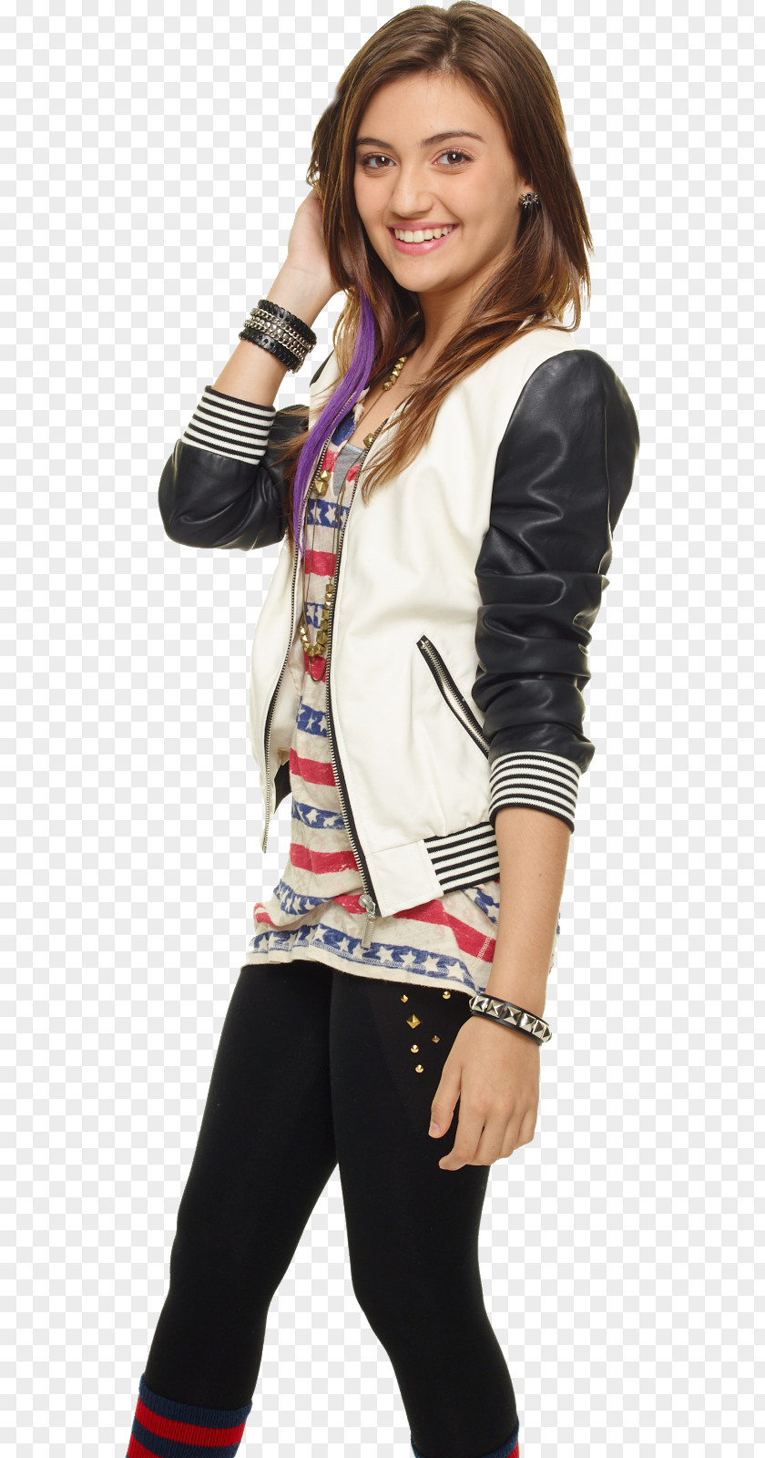 Andy Daniela Nieves Every Witch Way Andi Cruz Leather Jacket PNG