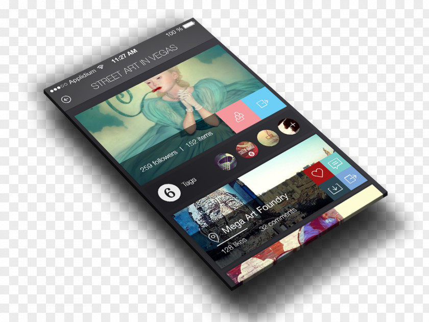 Beautifully Phone Responsive Web Design Mobile App Development User Interface Template PNG