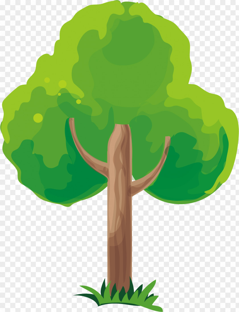 Trees Vector Material PNG