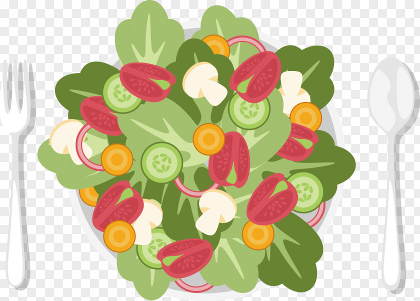 Vegetable Salad Beefsteak Fruit European Cuisine PNG