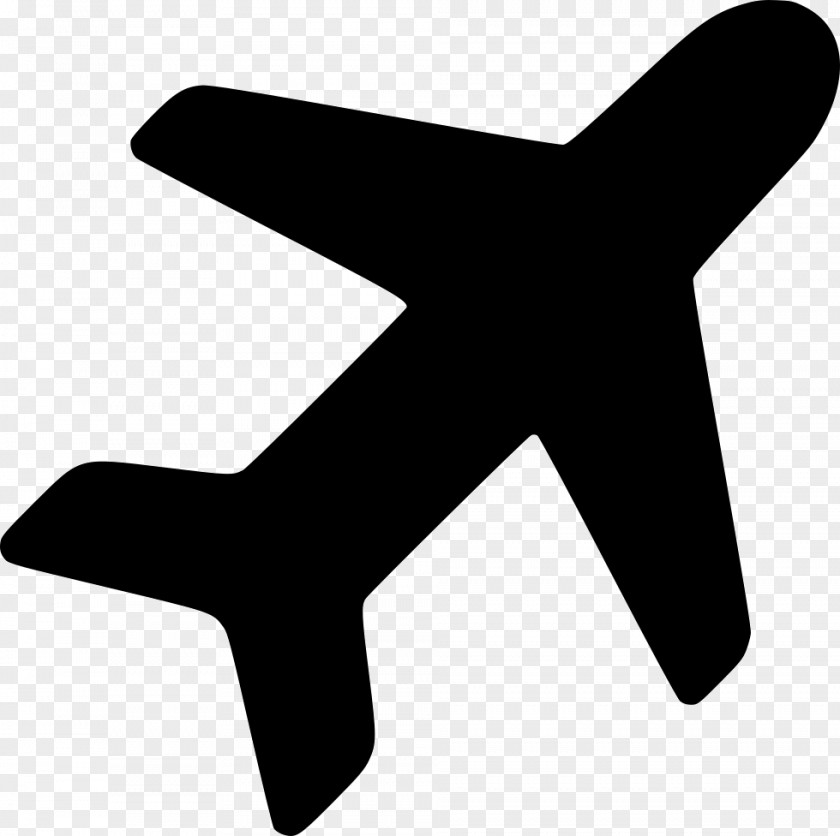 Airplane Silhouette Drawing PNG