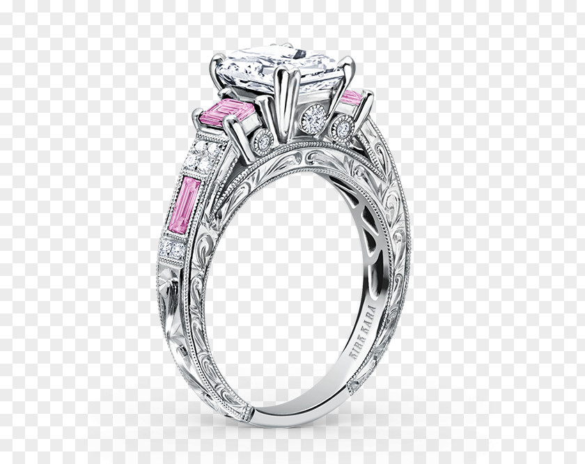 Classical Pattern Letter Of Appointment Engagement Ring Jewellery Wedding Diamond PNG